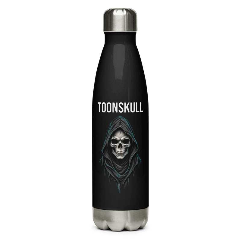 TOONSKULL After Hours Bottle — Black — Printful product view