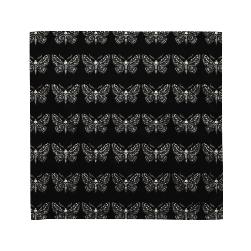 TOONSKULL Skull Signal Bandana — Black — Printful product view