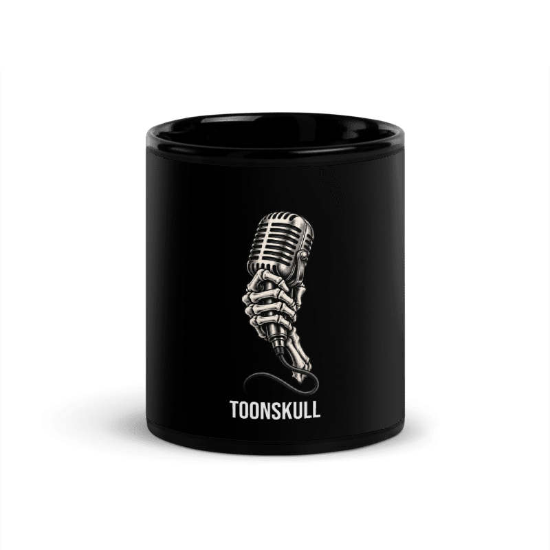TOONSKULL After Hours Black Mug — 11oz — Printful product view