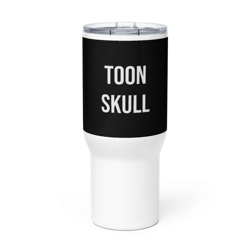 TOONSKULL Night Shift Travel Mug — 25oz — Printful product view